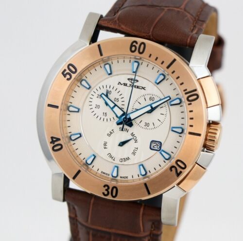 Murex • Swiss Chronograph Watch • MUC578-SRL-1 • WR50 • Swiss Ronda
