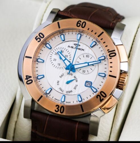 Murex • Swiss Chronograph Watch • MUC578-SRL-1 • WR50 • Swiss Ronda